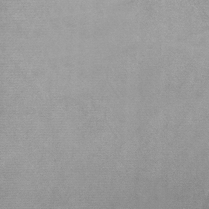 hundeseng 90x53x30 cm velour lysegrå