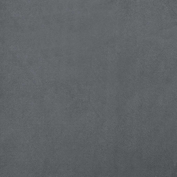 hundeseng 90x53x30 cm velour mørkegrå