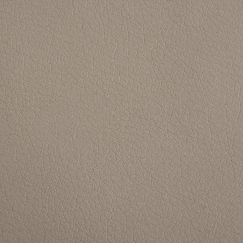 hundeseng 90x53x30 cm kunstlæder cappuccinofarvet