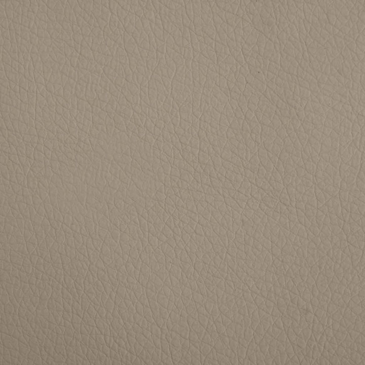 hundeseng 90x53x30 cm kunstlæder cappuccinofarvet