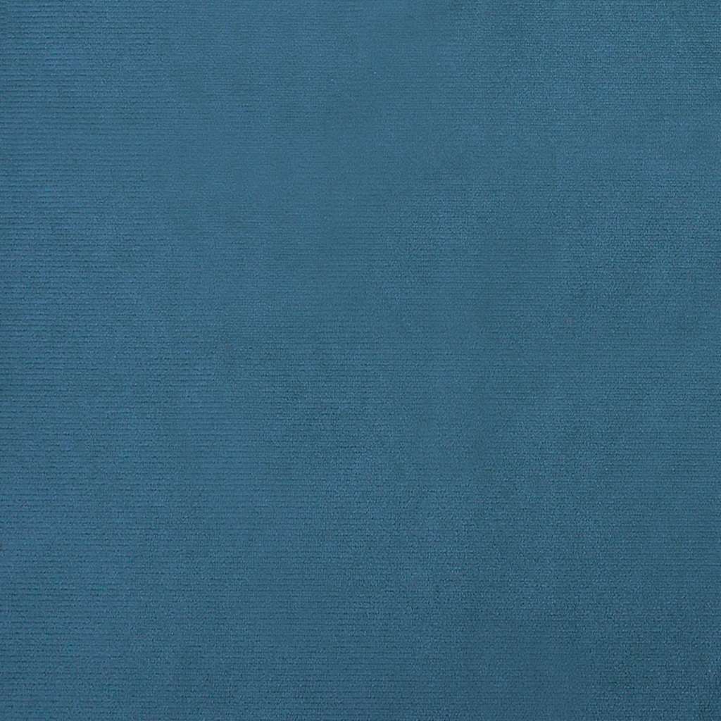 hundeseng 100x54x33 cm velour blå
