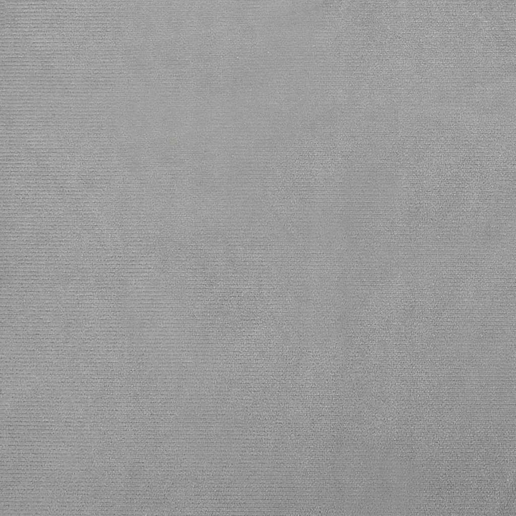 hundeseng 100x54x33 cm velour lysegrå