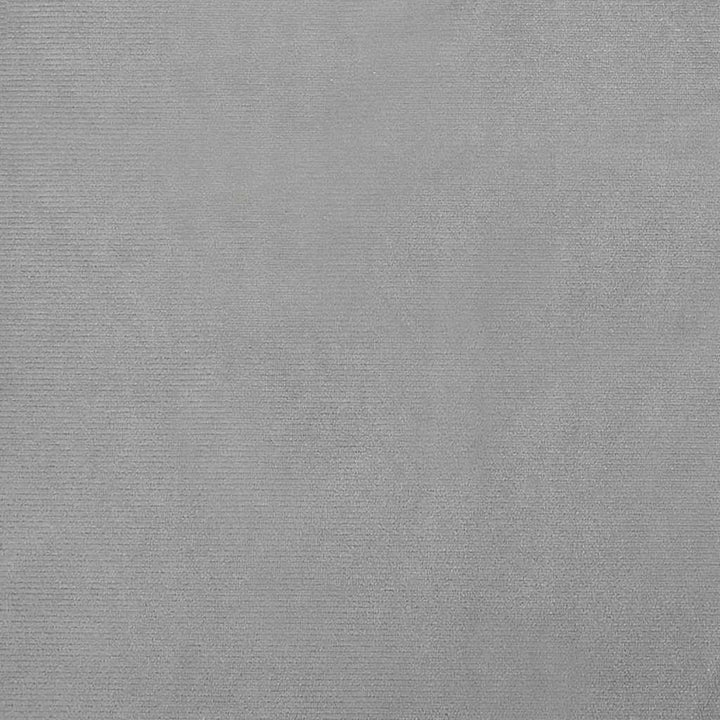 hundeseng 100x54x33 cm velour lysegrå