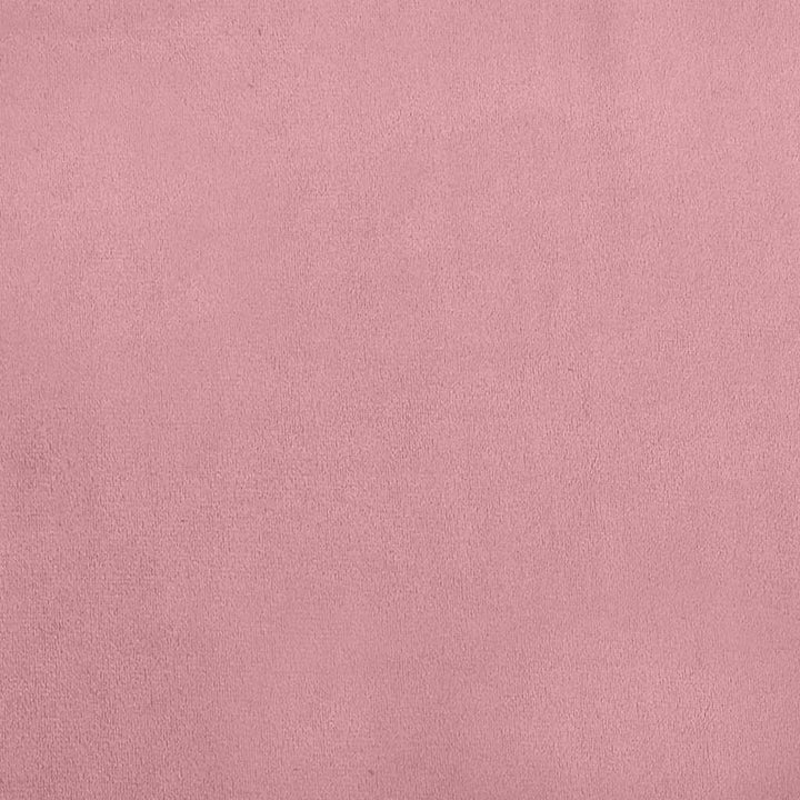 hundeseng 100x54x33 cm velour lyserød