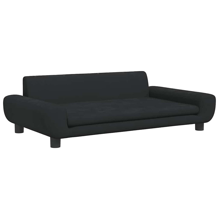 hundeseng 100x54x33 cm velour sort