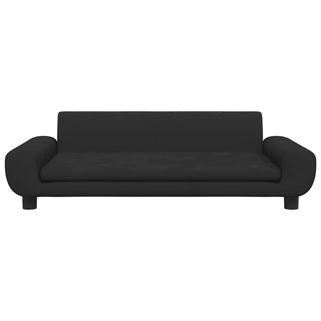 hundeseng 100x54x33 cm velour sort