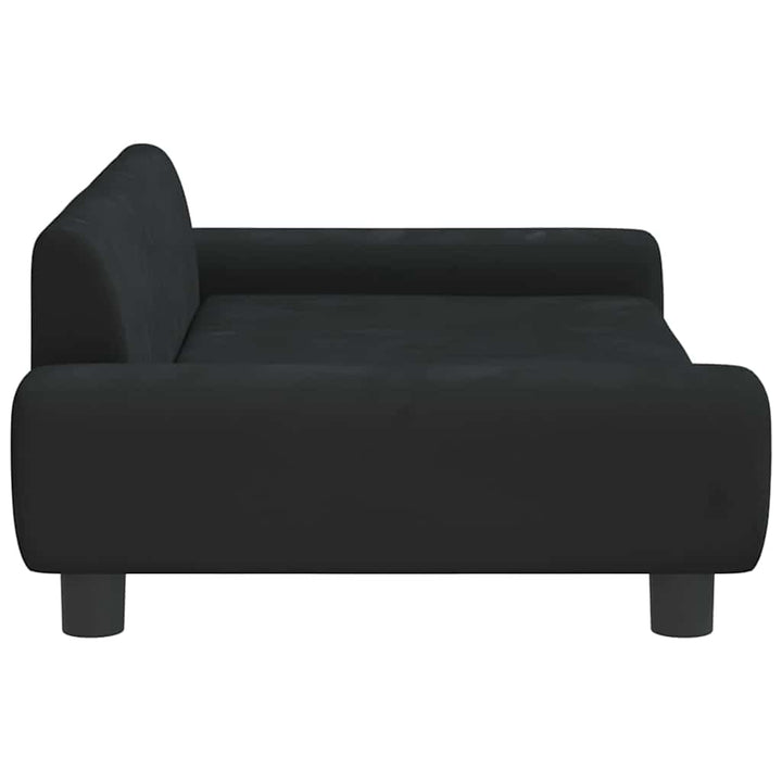 hundeseng 100x54x33 cm velour sort