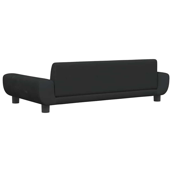 hundeseng 100x54x33 cm velour sort