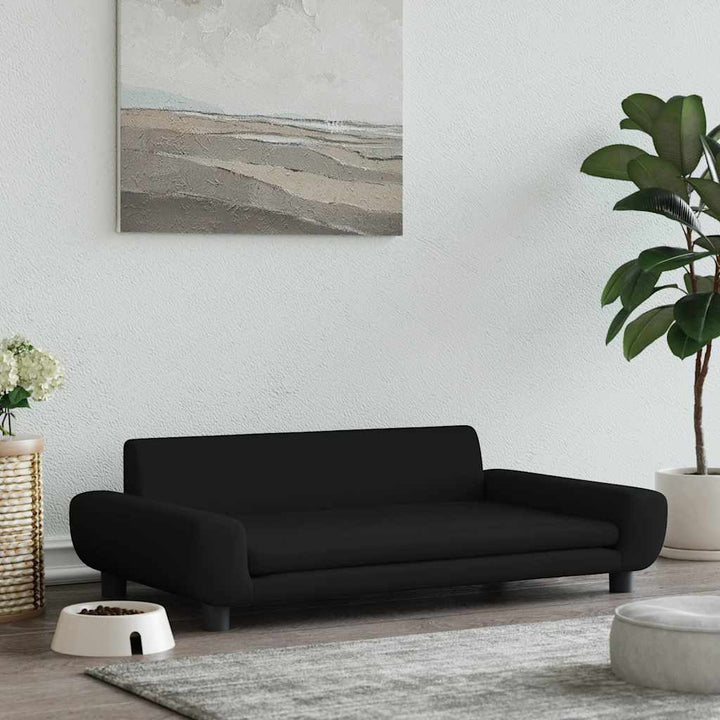 hundeseng 100x54x33 cm velour sort