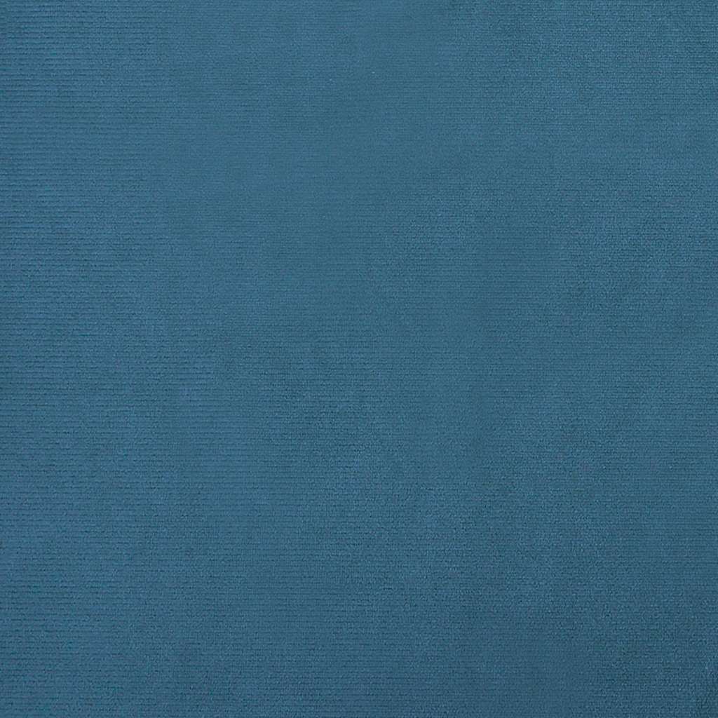 hundeseng 100x50x21 cm velour blå