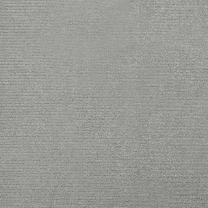 hundeseng 100x50x21 cm velour lysegrå