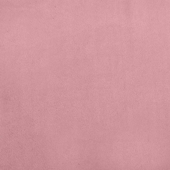 hundeseng 100x50x21 cm velour lyserød