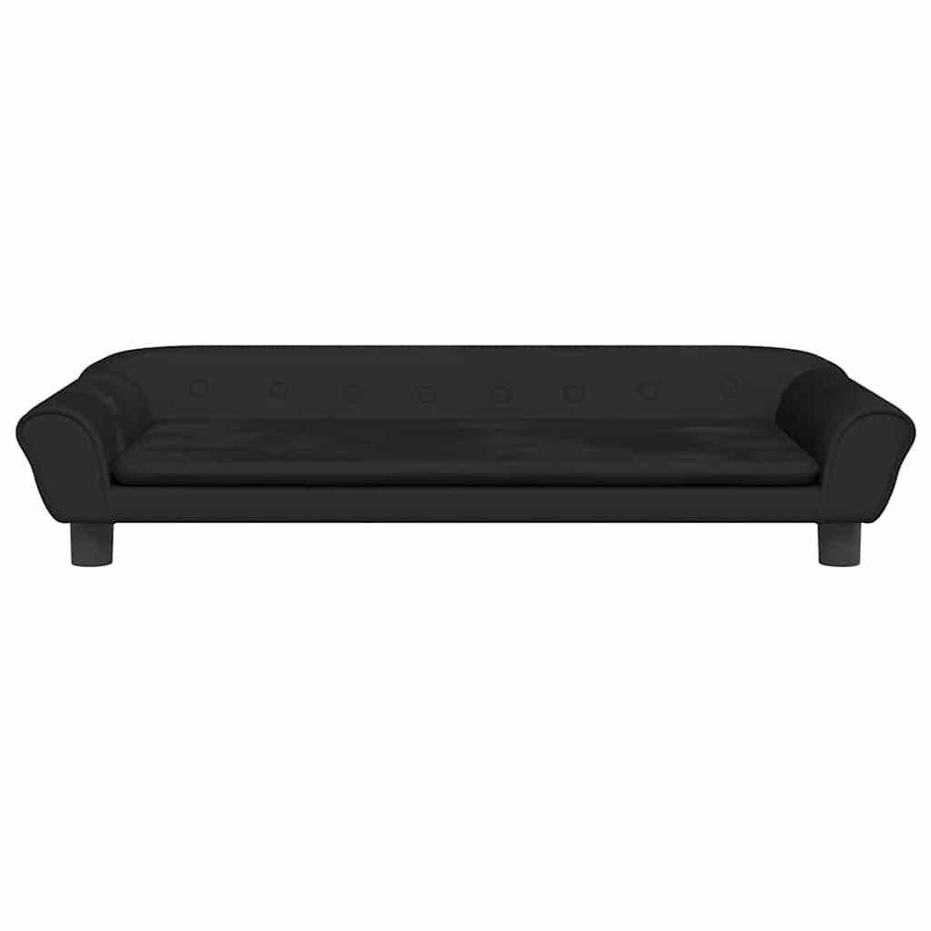 hundeseng 100x50x21 cm velour sort