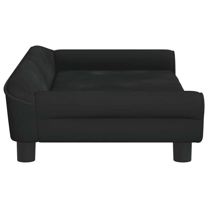 hundeseng 100x50x21 cm velour sort