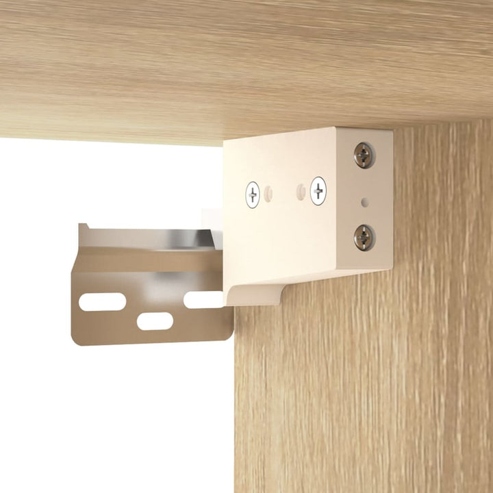 skænk 80x33x70 cm konstrueret træ sonoma-eg
