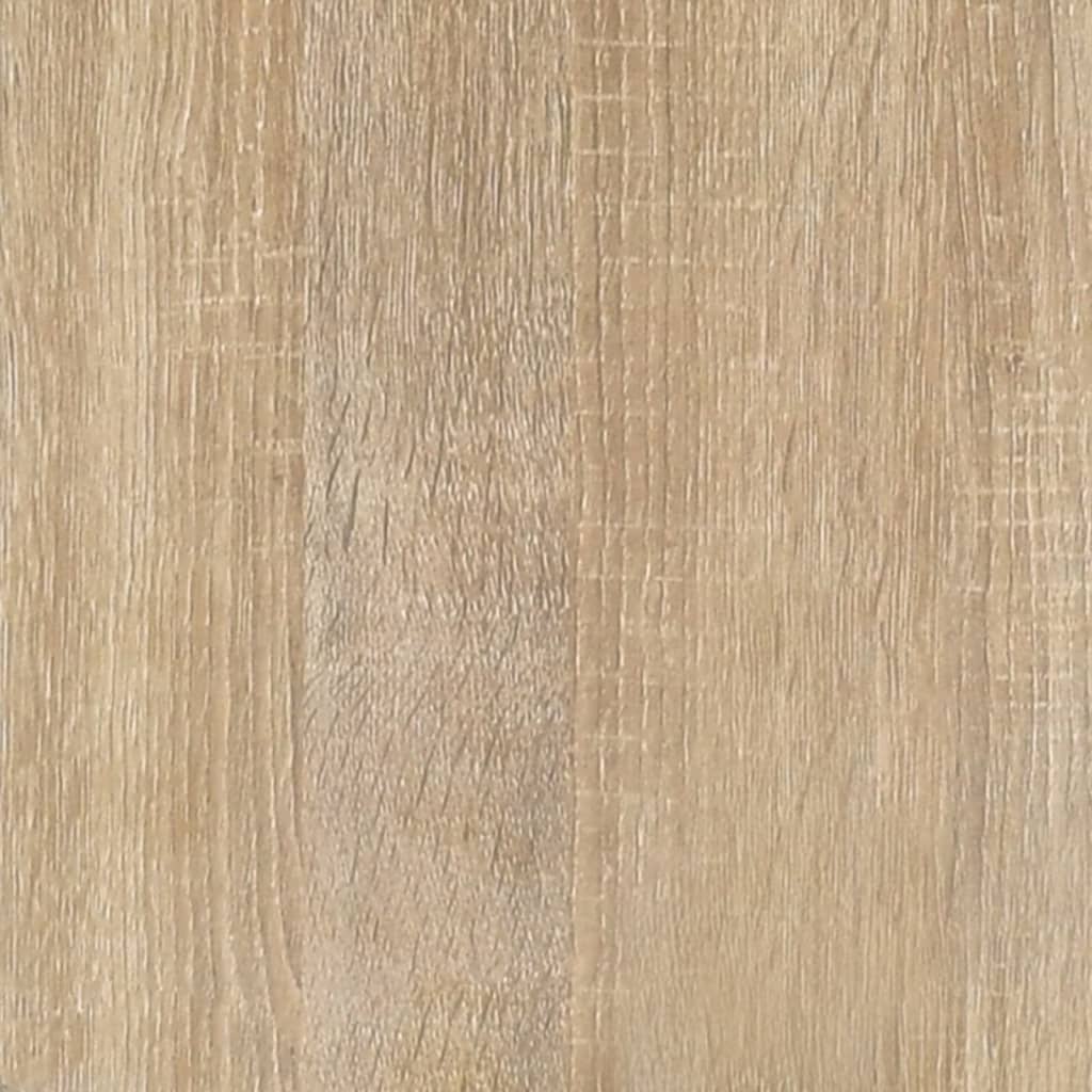 skænk 80x33x70 cm konstrueret træ sonoma-eg