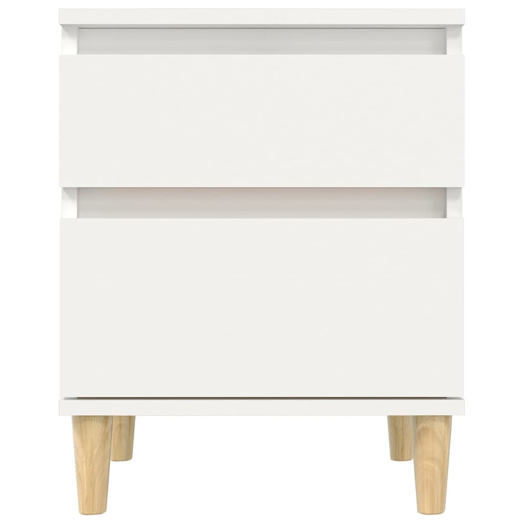 sengeborde 2 stk. 40x35x50 cm hvid