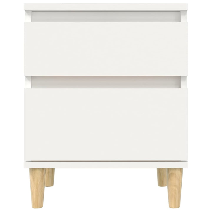 sengeborde 2 stk. 40x35x50 cm hvid