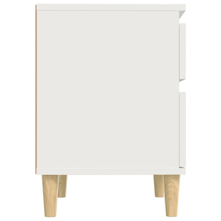 sengeborde 2 stk. 40x35x50 cm hvid
