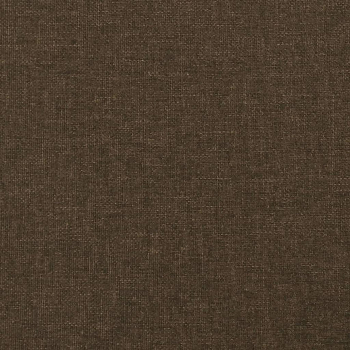 sengegavle 4 stk. 90x5x78/88 cm stof mørkebrun