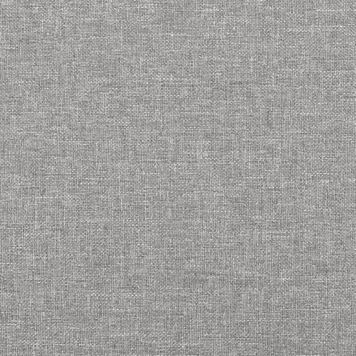 sengegavle 4 stk. 90x5x78/88 cm stof lysegrå