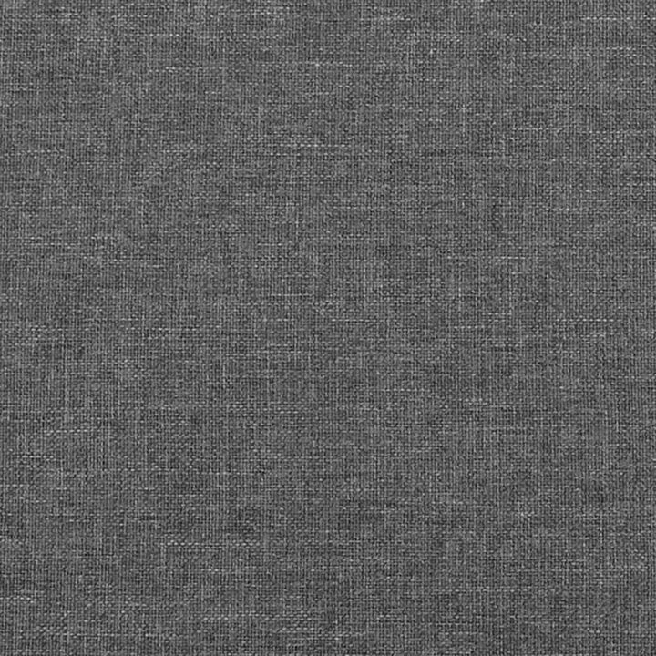 sengegavle 4 stk. 90x5x78/88 cm stof mørkegrå