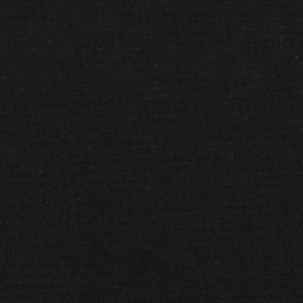 sengegavle 4 stk. 90x5x78/88 cm stof sort