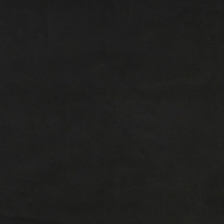 sengegavle 4 stk. 90x5x78/88 cm fløjl sort