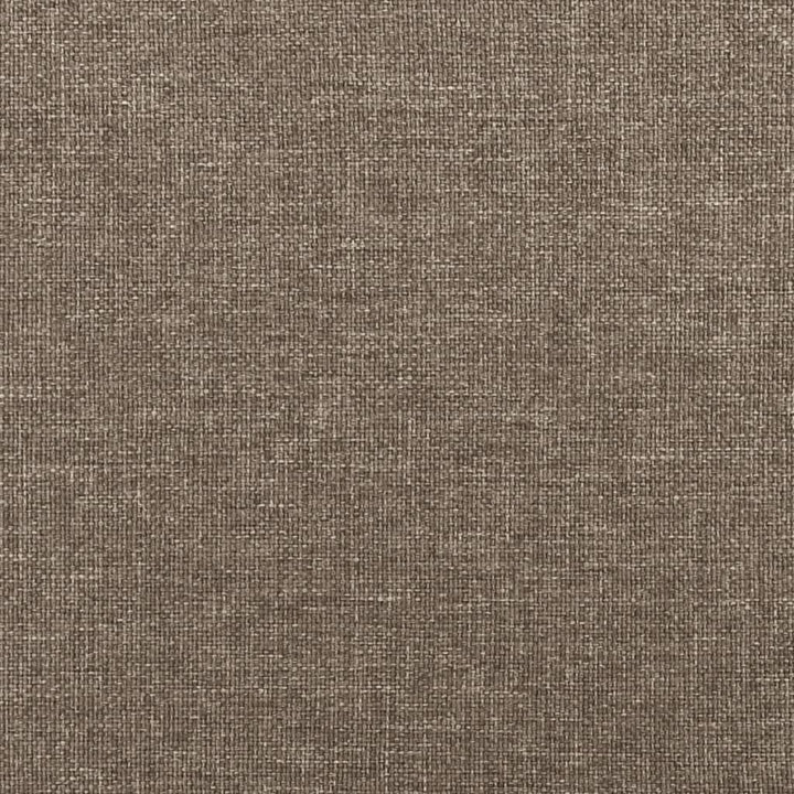 sengegavle 4 stk. 90x7x78/88 cm stof gråbrun