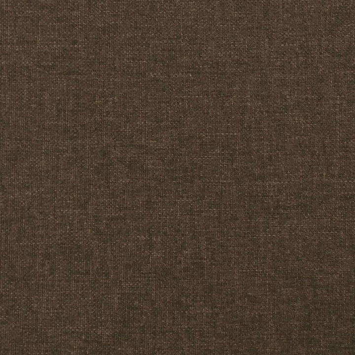 sengegavle 4 stk. 90x5x78/88 cm stof mørkebrun