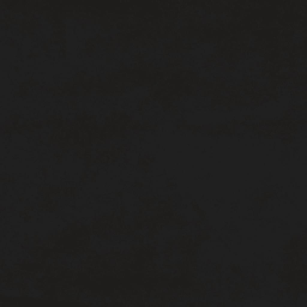 sengegavle 4 stk. 90x5x78/88 cm fløjl sort