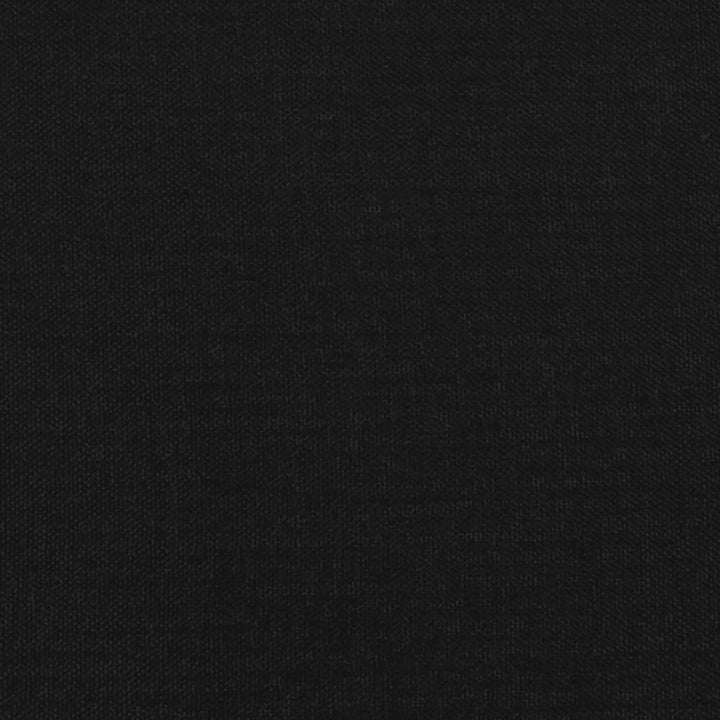 sengegavl med kanter 147x16x118/128 cm stof sort