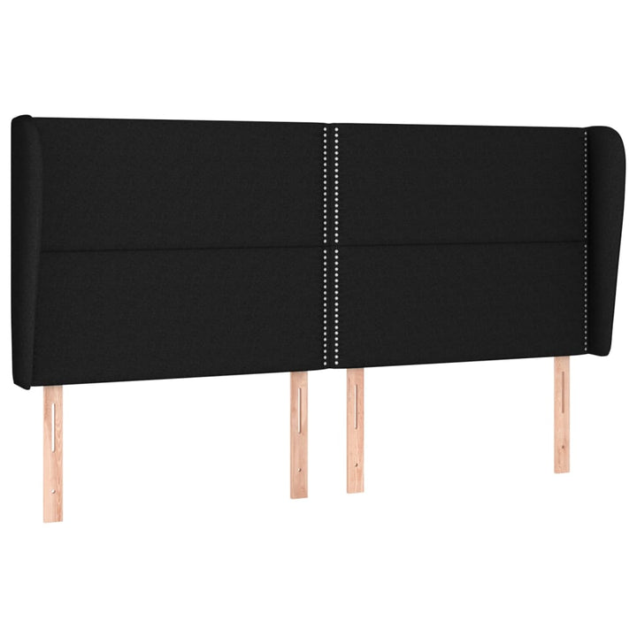 kontinentalseng med madras 200x200 cm stof sort