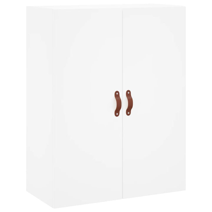 vægskabe 2 stk. 69,5x34x90 cm hvid