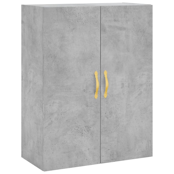 vægskabe 2 stk. 69,5x34x90 cm betongrå