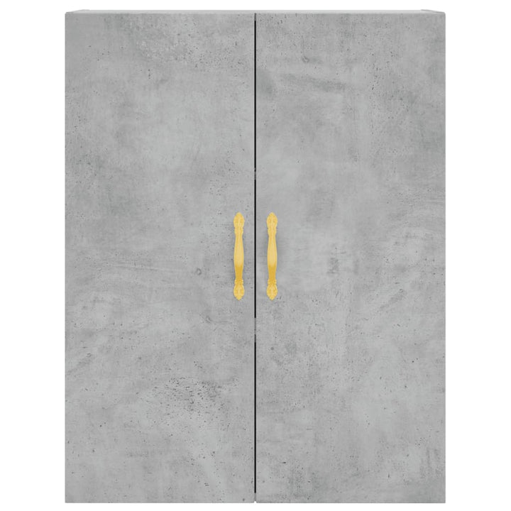 vægskabe 2 stk. 69,5x34x90 cm betongrå