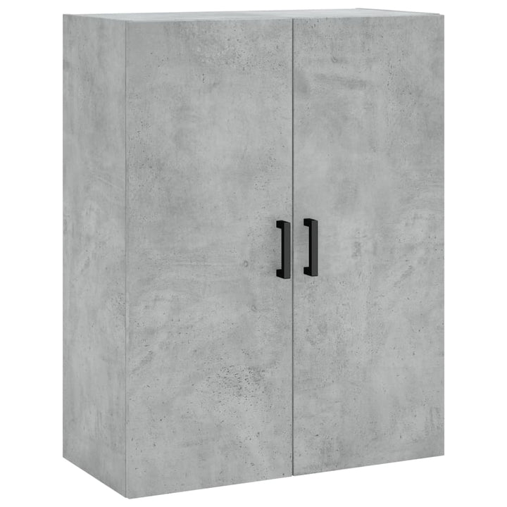 vægskabe 2 stk. 69,5x34x90 cm betongrå