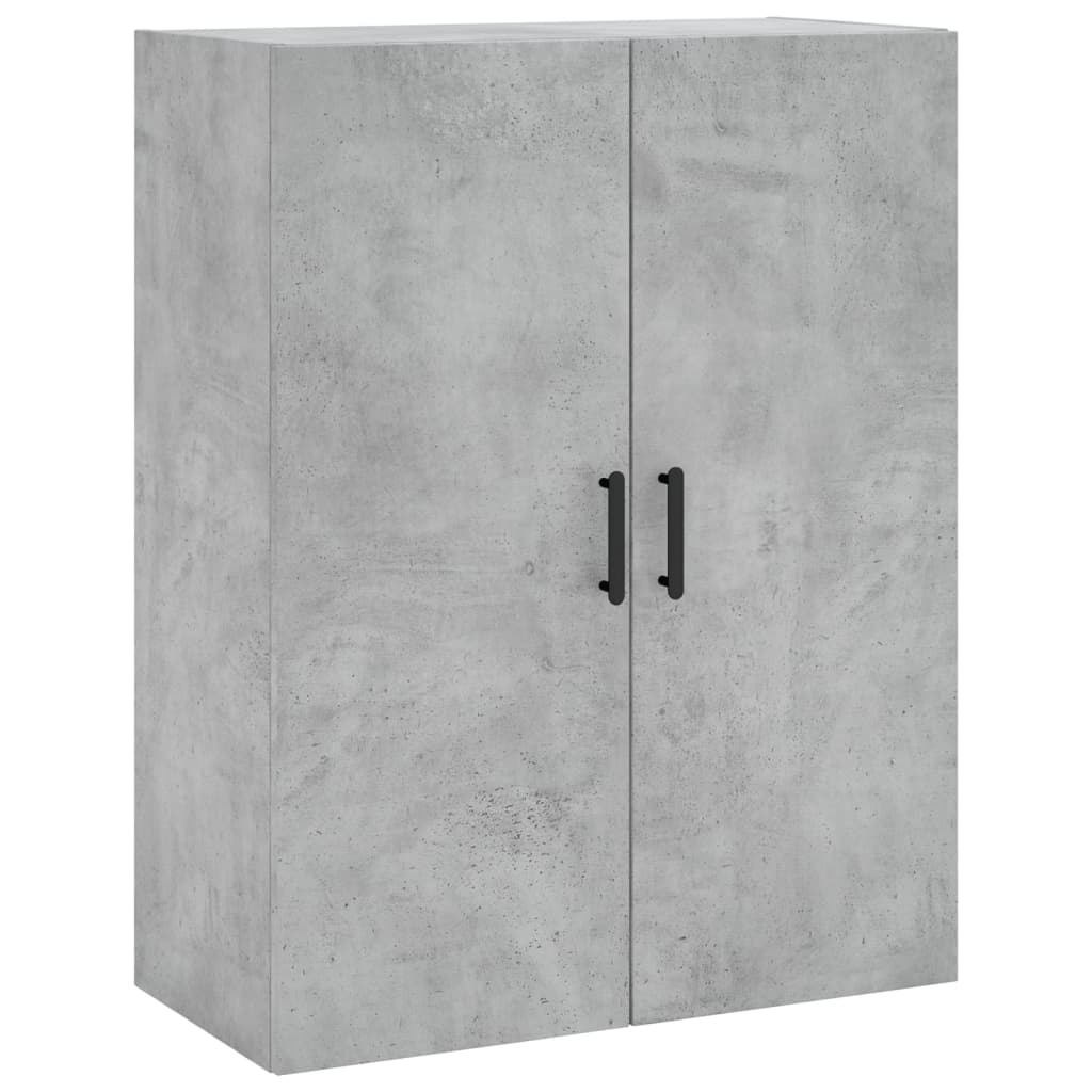 vægskabe 2 stk. 69,5x34x90 cm betongrå