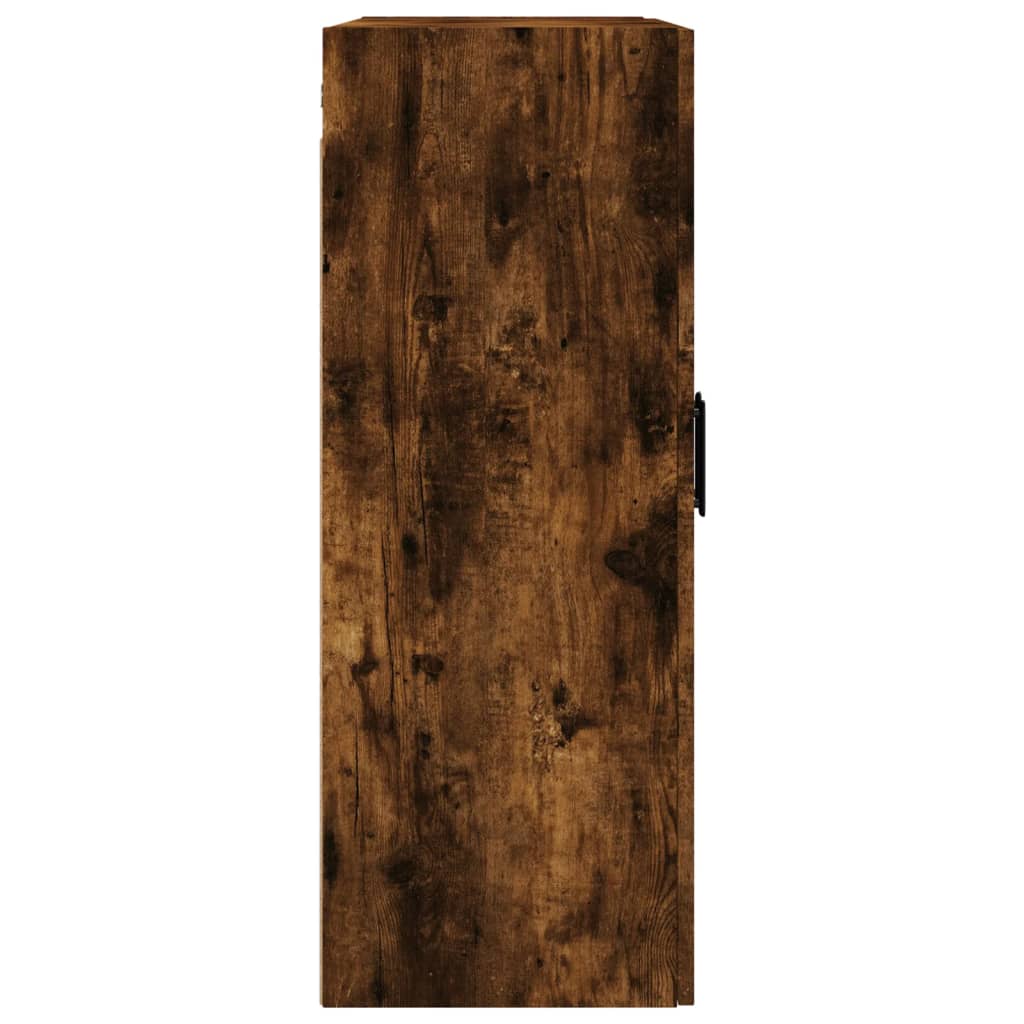 vægskabe 2 stk. 69,5x34x90 cm røget sonoma-eg