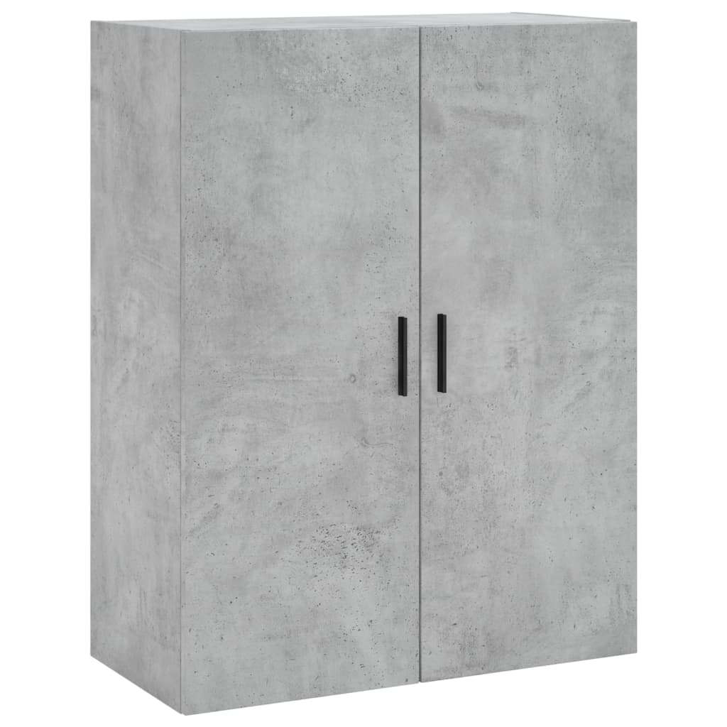 vægskabe 2 stk. 69,5x34x90 cm betongrå