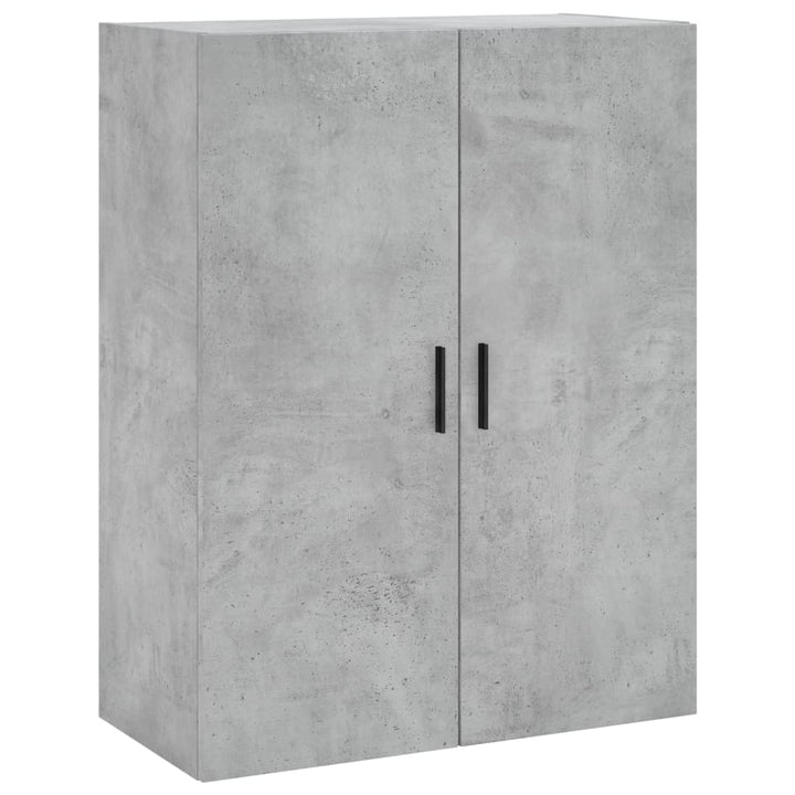 vægskabe 2 stk. 69,5x34x90 cm betongrå