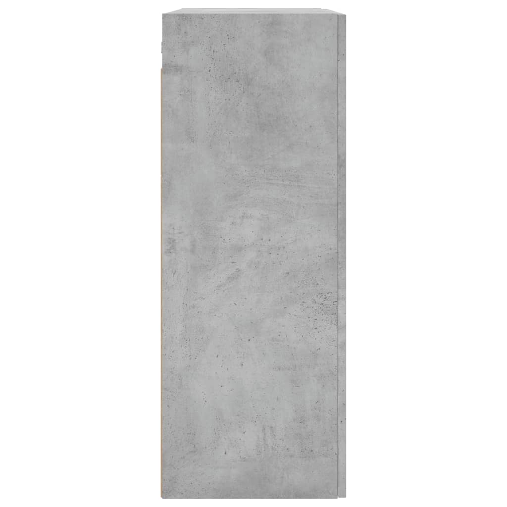 vægskabe 2 stk. 69,5x34x90 cm betongrå