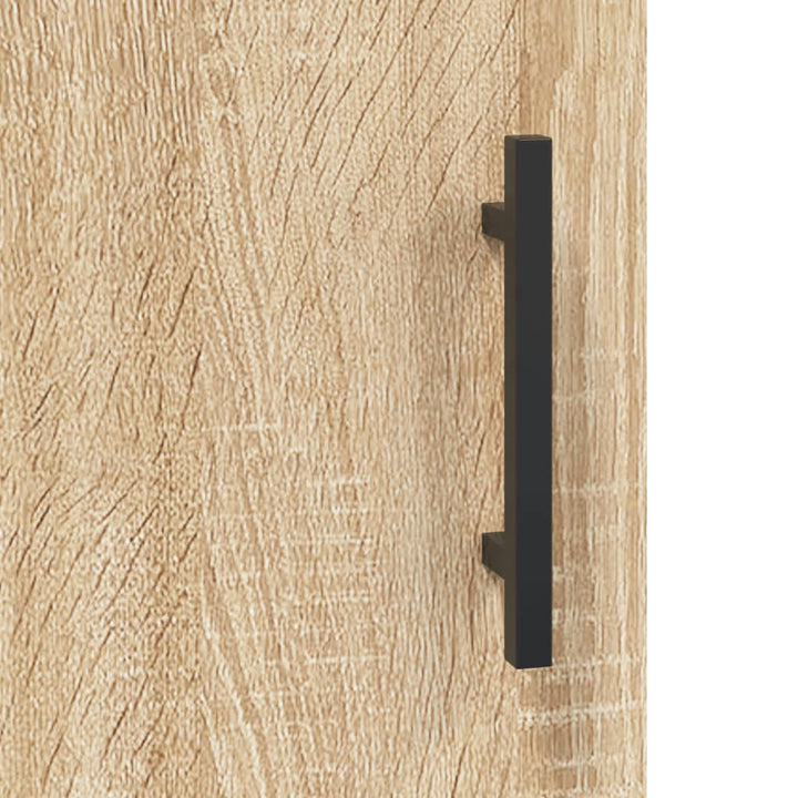 vægskabe 2 stk. 69,5x34x90 cm sonoma-eg