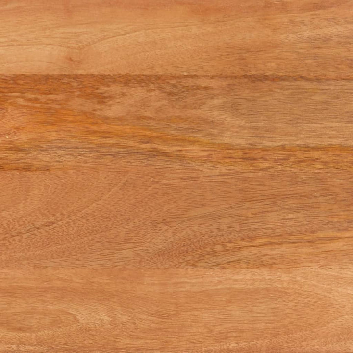 skænk 60x33,5x75 cm massivt mangotræ brun og sort