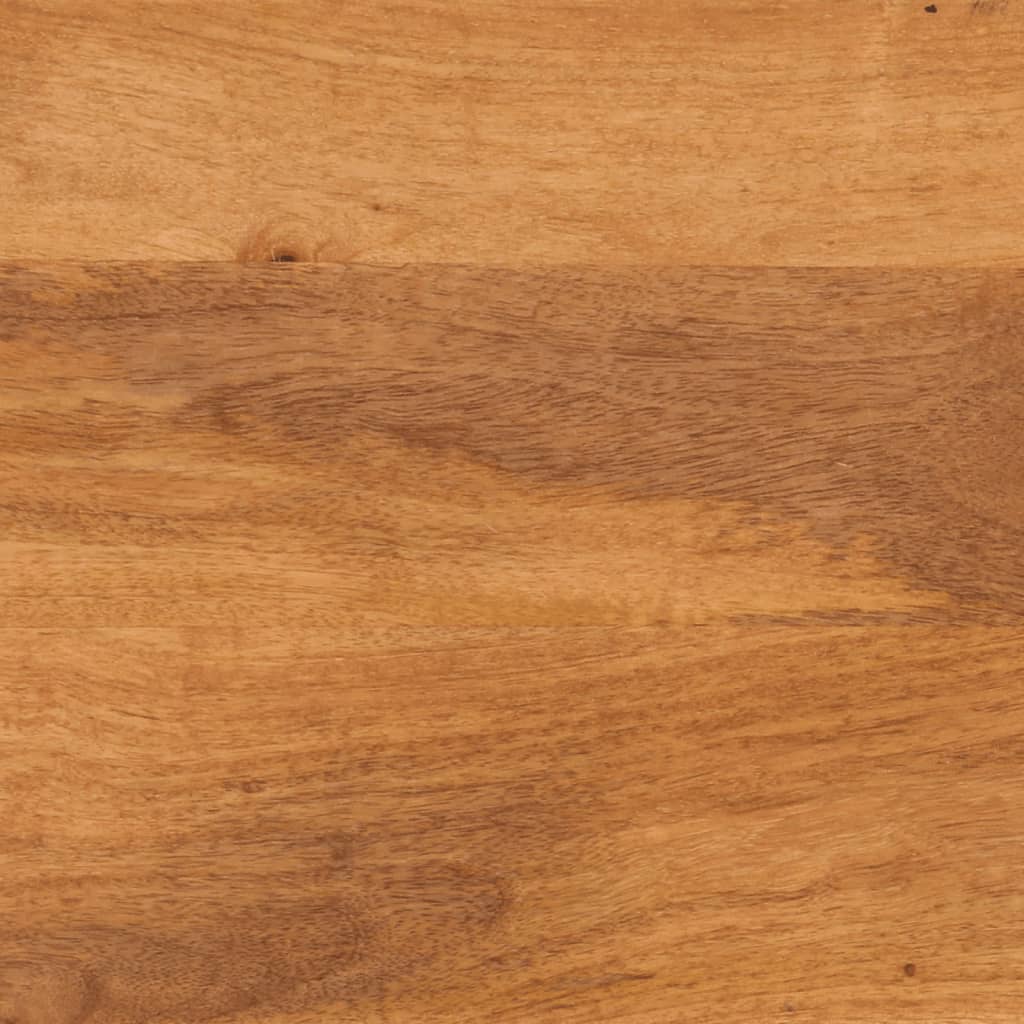 skab 40x33,5x110 cm massivt mangotræ brun og sort