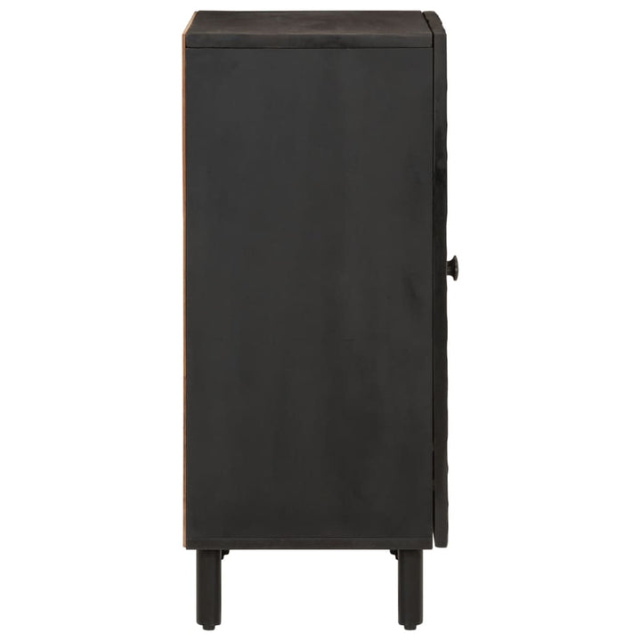 skab 60x33x75 cm massivt mangotræ sort