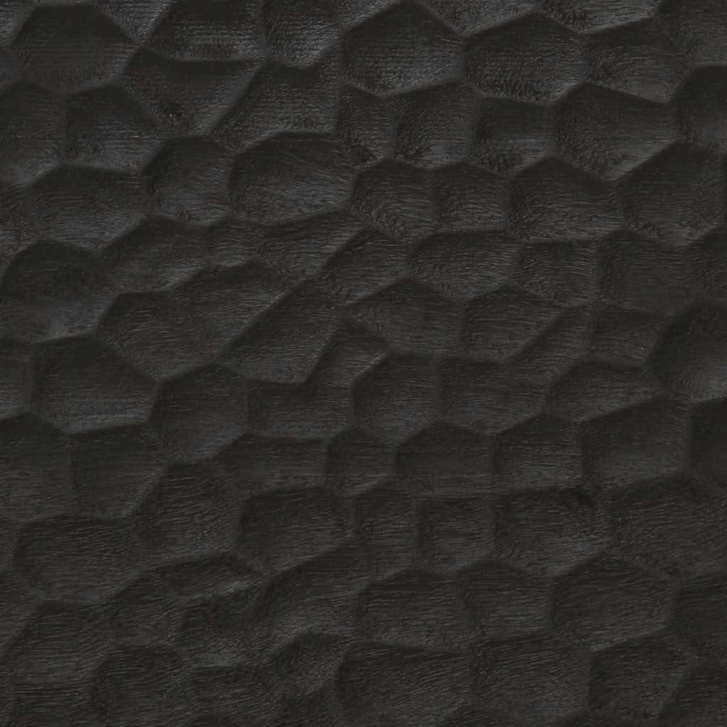 skab 60x33x75 cm massivt mangotræ sort