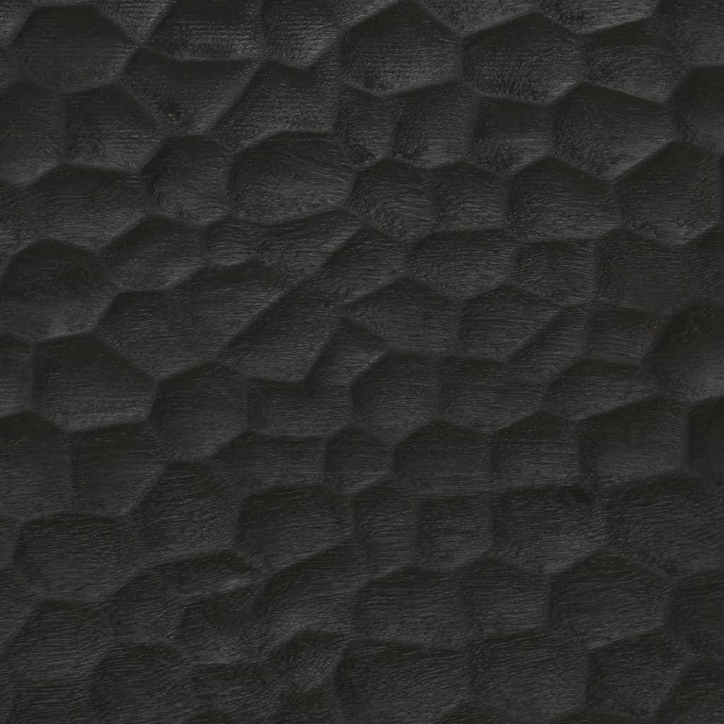 skab 60x33x75 cm massivt mangotræ sort
