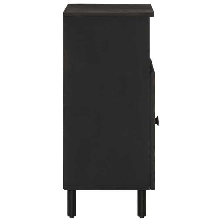 skab 60x33x75 cm massivt mangotræ sort
