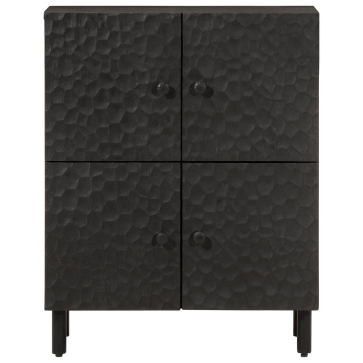 skab 60x33x75 cm massivt mangotræ sort